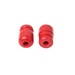 Rugged Ridge red plastic ear plugs for Jeep Wrangler JK/JKU