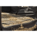 Rugged Ridge C3 Cargo Cover with black bag and straw bales.
