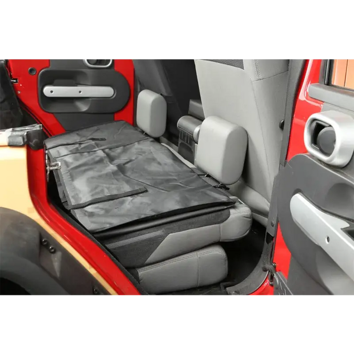 Rugged Ridge C3 Cargo Cover for Jeep Wrangler JKU - back seat cushion