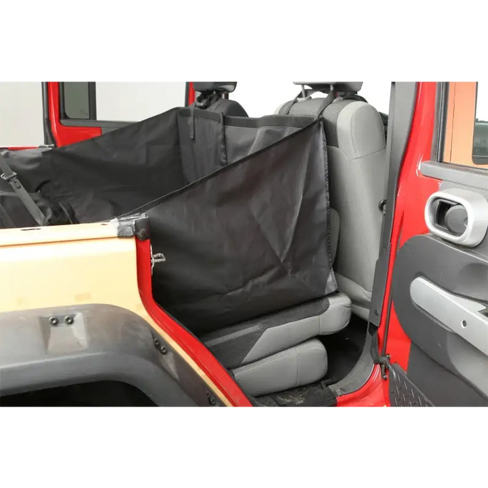 Rugged Ridge C3 Cargo Cover for Jeep Wrangler JKU 4 Door - Black Seat Cover