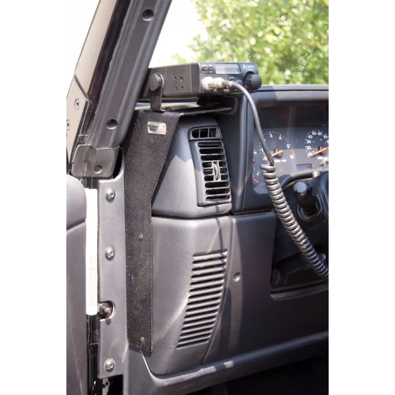 Rugged Ridge CB Radio Dash Mount for 97-06 Jeep TJ LJ Wrangler