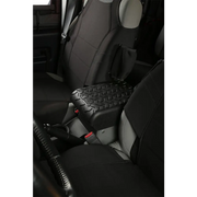 Rugged Ridge Black Center Console Cover for 07-10 Jeep Wrangler, sun protection.