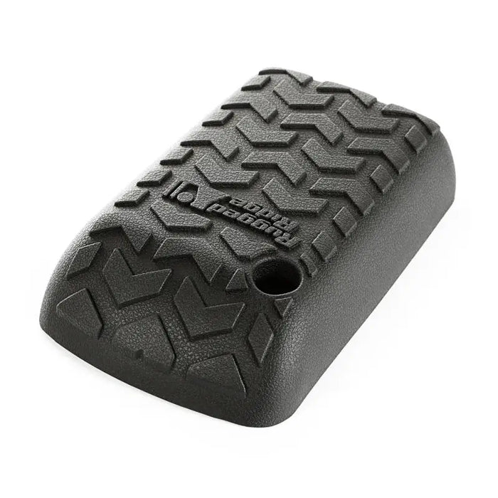 Rugged Ridge Center Console Cover Black for Jeep Wrangler TJ - Protective rubber grip