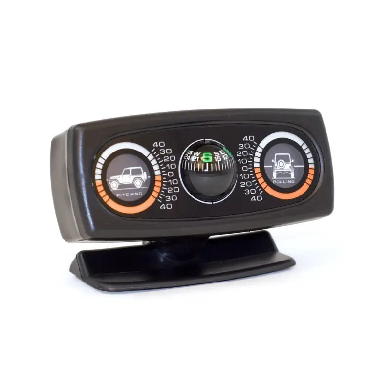 Rugged Ridge Clinometer with Compass for Jeep Wrangler and Ford Bronco