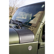Rugged Ridge Cowl Body Armor for Jeep Wrangler - Green with Black Hood