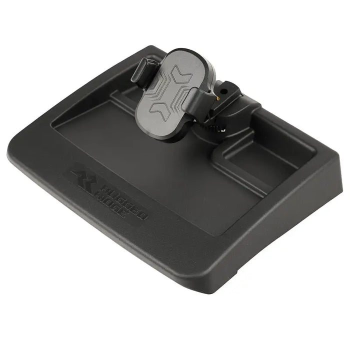 Rugged Ridge Dash Multi-Mount for phone charging with clip on black desktop