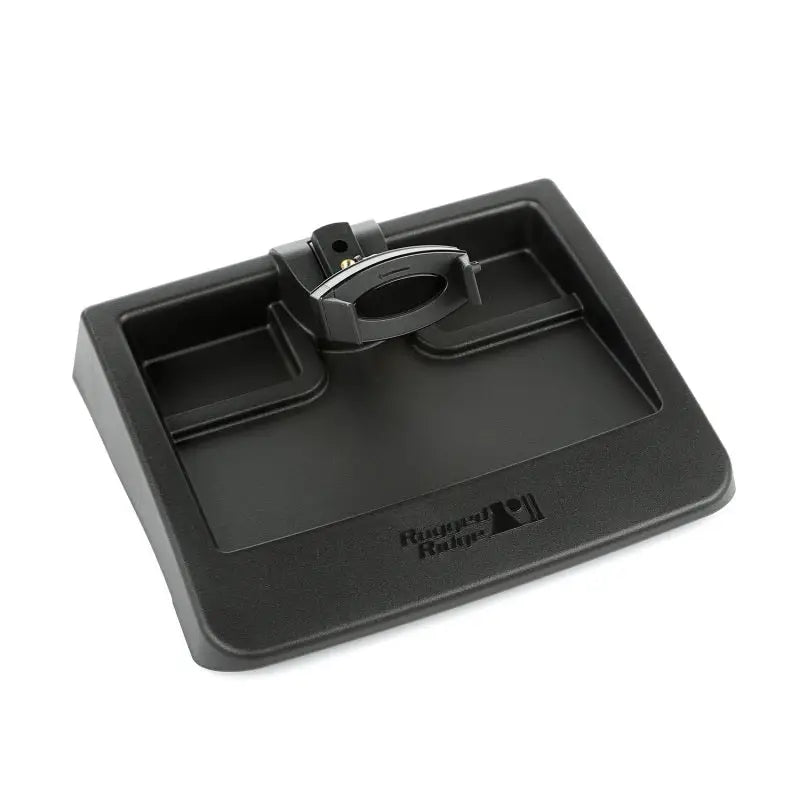 Rugged Ridge Dash Multi-Mount Phone Kit in Black with Ring on Tray