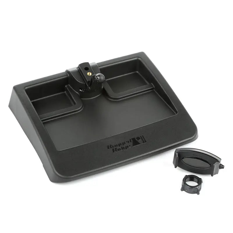 Rugged Ridge Dash Multi-Mount Phone Kit with camera and clip holder.