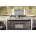 Rugged Ridge Dash Multi-Mount System for 07-10 Jeep Wrangler with phone holder attached