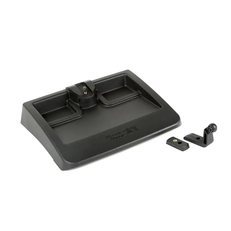 Rugged Ridge Dash Multi-Mount System for 07-10 Jeep Wrangler - Black plastic tray and screws.
