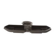 Black plastic cup holder with metal handle for Rugged Ridge Dash Multi-Mount.