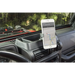 Rugged Ridge Dash Multi-Mount phone holder attached to dashboard