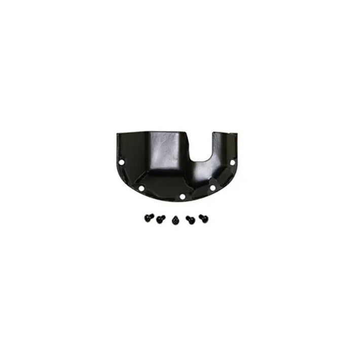 Black plastic bracket for Rugged Ridge Differential Skid Plate Dana 30 on white background.