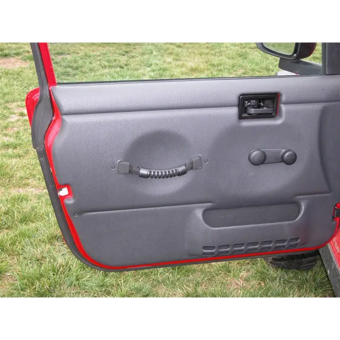 Rugged Ridge Door Pull Straps Black easy installation Jeep Wrangler.