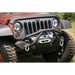 Rugged Ridge Double X Striker Black Front Bumper Mount for Jeep Wrangler