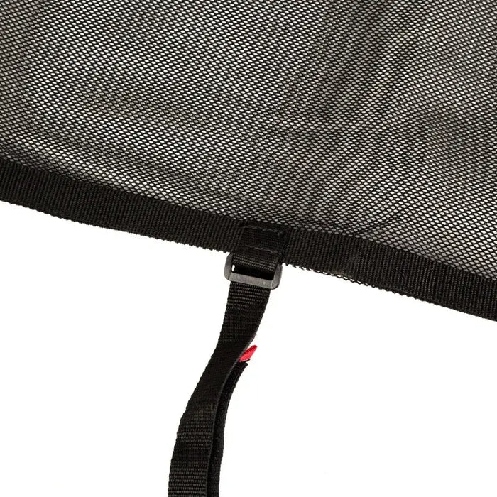 Rugged Ridge Eclipse Sun Shade Black Full with red handle