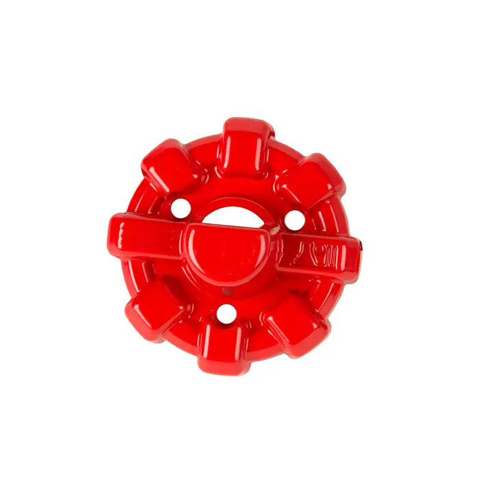 Red plastic knob with hole in middle on Rugged Ridge Elite Antenna Base for Jeep JK/JL/JT