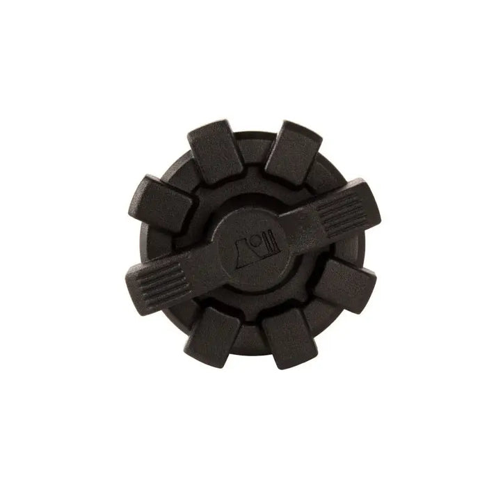 Black plastic knob with hole - Rugged Ridge Elite Freedom Panel Knob