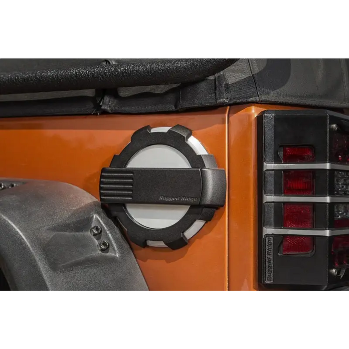 Rugged Ridge Elite Fuel Door for 07-18 Jeep Wrangler JK