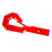 Elite Giga Red Hook for 2 inch Receiver - Red plastic tool with hole in middle
