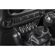 Rugged Ridge Etched Lower 5 Switch Panel Kit for 11-18 JK - Steering Controls in Car