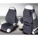 Black polyester fabric seat protectors for Jeep CJ / Wrangler, Rugged Ridge brand