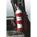 Rugged Ridge Fire Extinguisher Holder Red on Jeep Wrangler