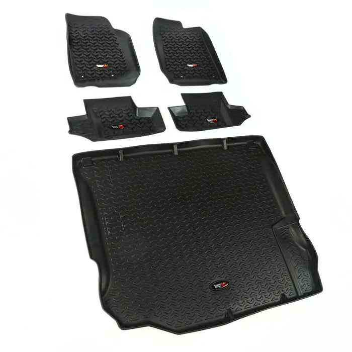 All weather floor mats for Toyota - Rugged Ridge Floor Liner for 2011-2018 Jeep Wrangler JK 2 Dr