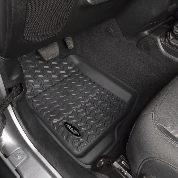 Rugged Ridge Floor Liner Kit made from rubber