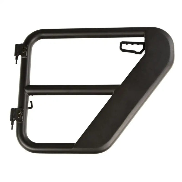 Rugged Ridge Fortis Rear Tube Doors with Black Plastic Door Handle