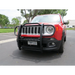 Rugged Ridge Grille Guard Black for 15-18 Jeep Renegade - Red Jeep with Black Bumper