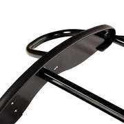 Black metal frame attached to chair - Rugged Ridge Grille Guard for 15-18 Jeep Renegade