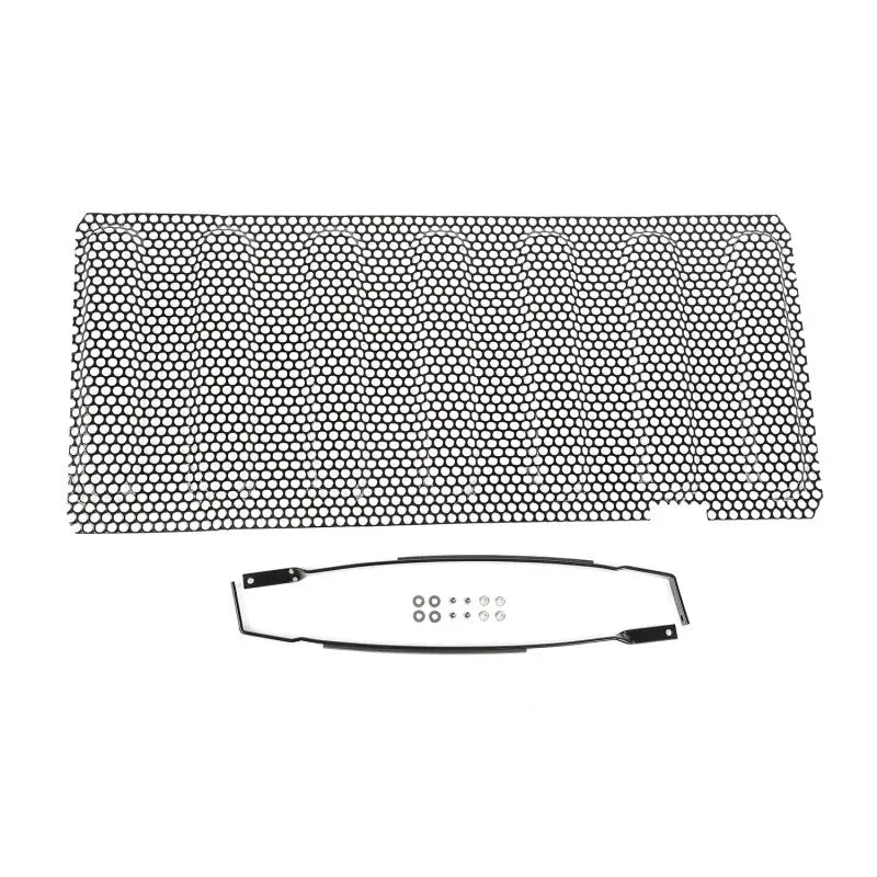 Rugged Ridge Grille Insert for Jeep Wrangler - Black and White Mesh Pattern