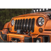 Jeep Wrangler Rugged Ridge Grille Inserts with Front Bumper Mount