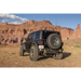 Rugged Ridge HD Bumper Rear on Jeep Wrangler JL parked in front of mountain
