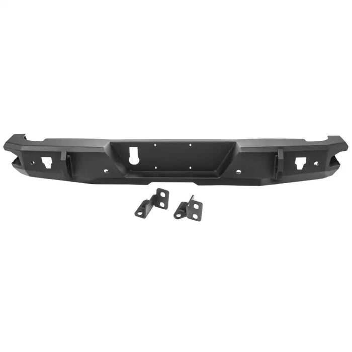 Front bumper for Ford displayed in Rugged Ridge HD Rear Bumper for Jeep Wrangler.