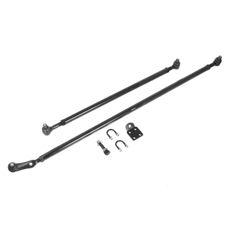 Rugged Ridge HD Tie Rod & Drag Link Kit with front and rear sway bars for Jeep Wrangler