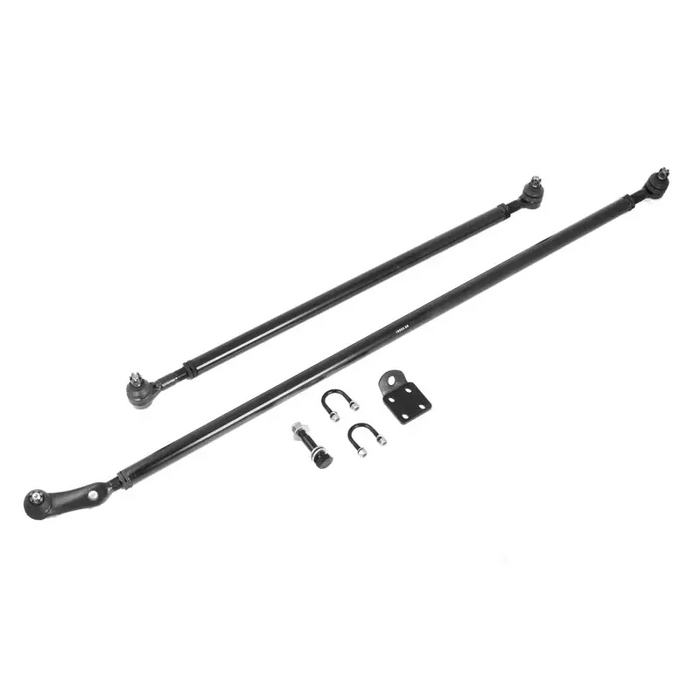 Rugged Ridge HD Tie Rod & Drag Link Kit with front and rear sway bars for Jeep Wrangler