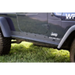 Heavy Duty Rocker Panel Guards for 97-06 Jeep Wrangler TJ with Front Bumper Bar