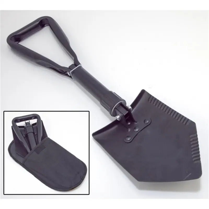 Rugged Ridge Heavy Duty Tri-Fold Recovery Shovel with handle