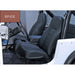 Rugged Ridge High-Back Front Seat Non-Recline in Black and White