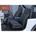 Rugged Ridge High-Back Front Seat Non-Recline in Black and White Colorway