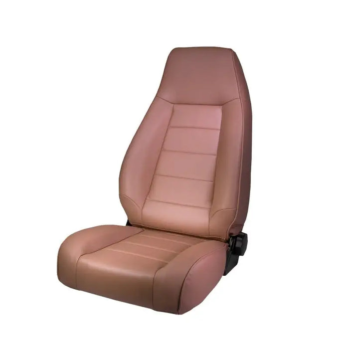 Rugged Ridge High-Back Front Seat Reclinable Tan Leather Cover