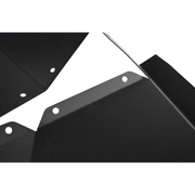 Rugged Ridge black and white cutting board with white handle