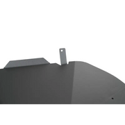 Rugged Ridge front fender liners with black plastic sheet on white background
