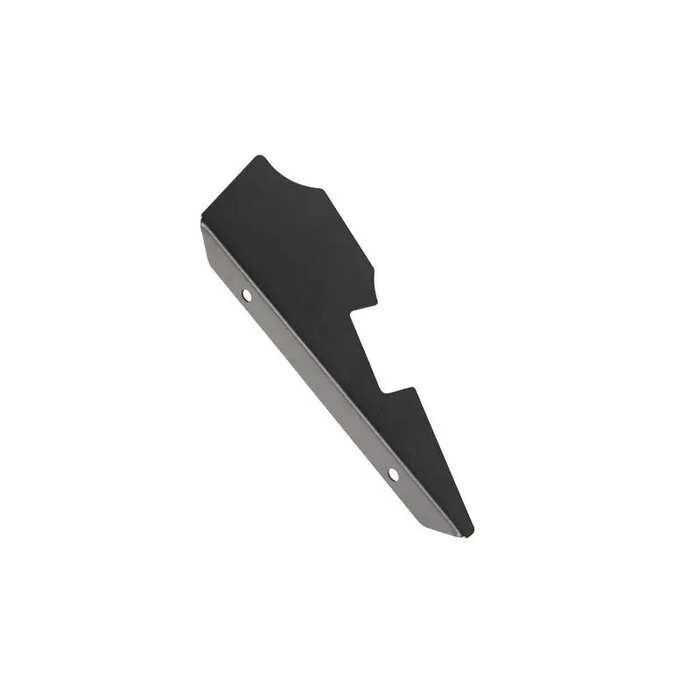 Rugged Ridge black plastic blade for fender liners on white background