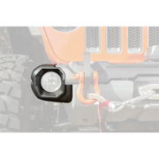 Rugged Ridge Jeep Wrangler JL/Gladiator Venator Front Bumper Stubby Ends, Black LED Lights