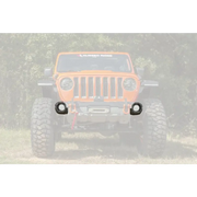 Rugged Ridge Jeep Wrangler JL Gladiator Venator Front Bumper Stubby Ends - Black with big tire on front
