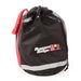 Rugged Ridge Kinetic Recovery Rope with Cinch Storage Bag - black and red bag with white logo