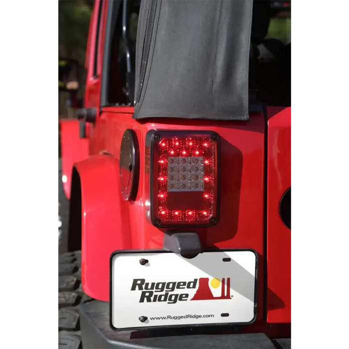 Rugged Ridge Led Tail Light Set for 07-18 Jeep Wrangler
